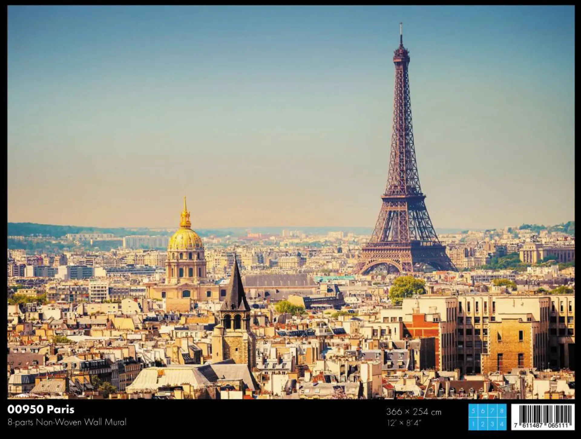 00950-MUS-scaled-1.webp 00950 Paris Non-Woven Wall Mural - الصورة 1